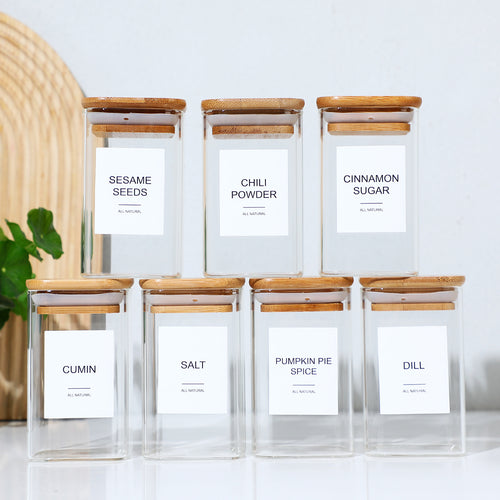 12 Pcs Spice Jars
