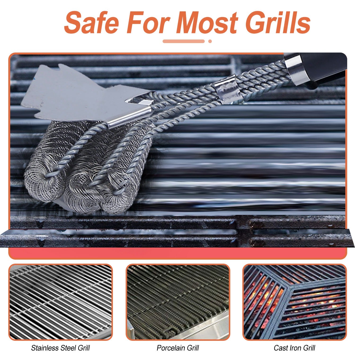 BBQ Grill Cleaning Brush