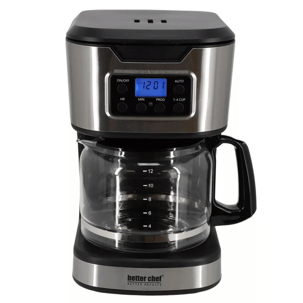 Better Chef 12-Cup Programmable Coffee Maker with Stainless Steel